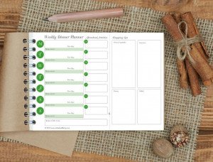 Use a meal planner to help you become more efficient in the kitchen