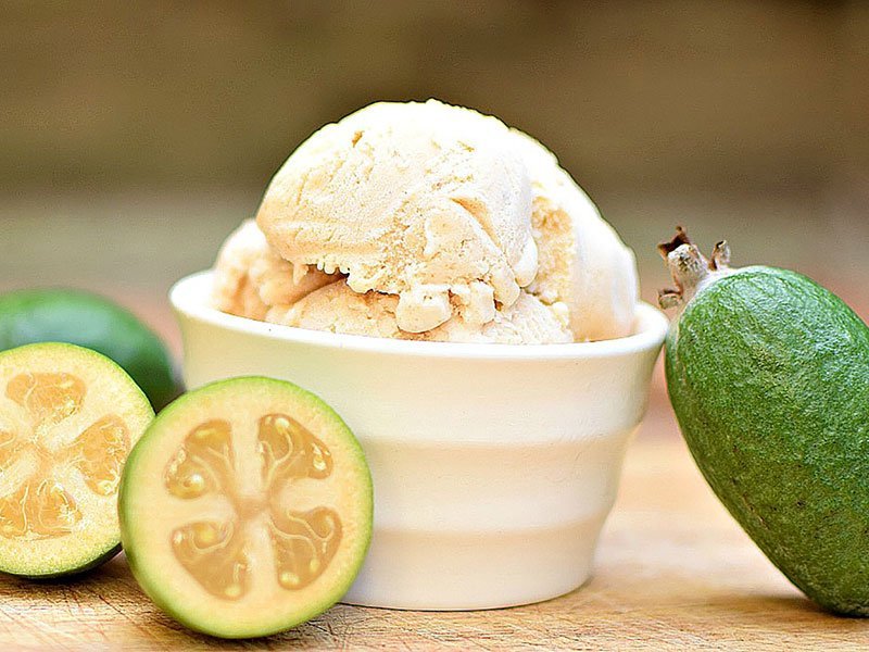 Feijoa Ice Cream | Healthy Eating | Gluten Free